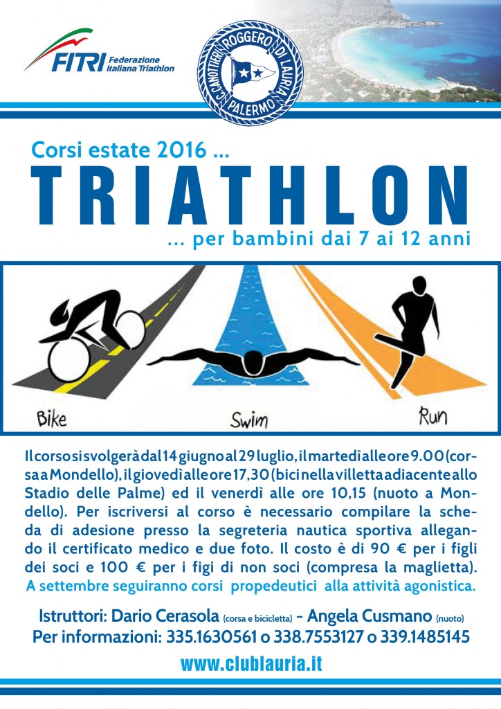 TRIATHLON CORSI ESTATE 2016